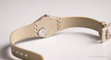 1984 Swatch GT102 BEIGE ARABIC Watch | Vintage Minimalistic Swatch
