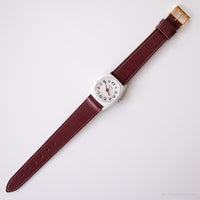 Vintage cimier mecánico reloj | Muñeco de pulsera blanco para mujeres