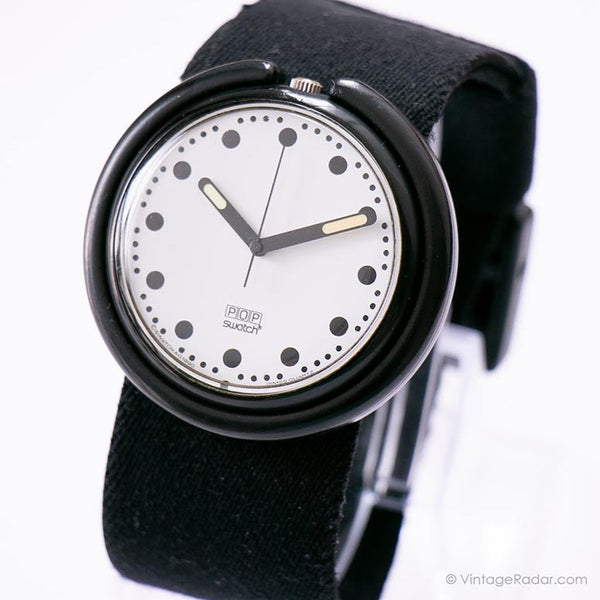 1991 Pop Swatch PWB144 NIGHT Watch Ultra Rare Pop Swatch Watch