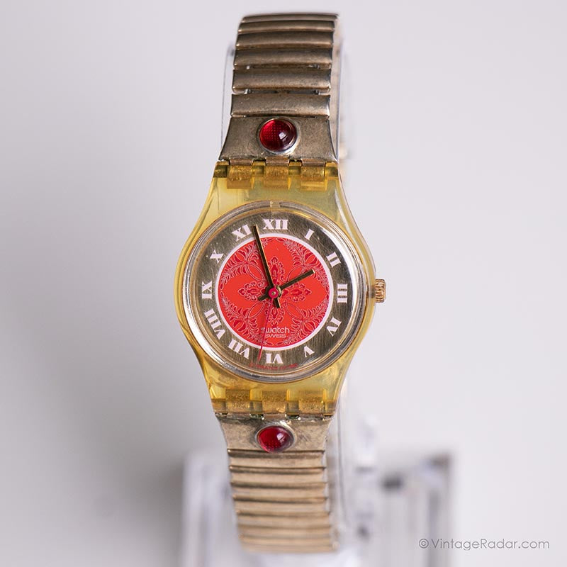 1993 Swatch LK142 TOURMALINE Watch | Elegant Vintage Swatch