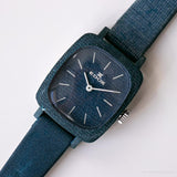 Vintage Edox mecánico reloj | Azul reloj para damas
