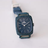 Vintage Edox Mechanical Watch | Blue Watch for Ladies