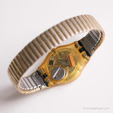 1993 Swatch LK142 Tourmaline Watch | خمر أنيقة Swatch Lady