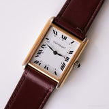 Vintage Emile Pequignet Mechanical reloj | Rectangular reloj para ella