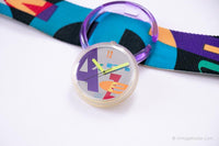 1991 POP swatch PWK141 Letterhead Watch | غير تقليدي swatch ساعة البوب
