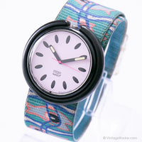 Pop de 1989 Swatch Animal pwbb143 reloj | Esfera rosa Swatch Estallido reloj