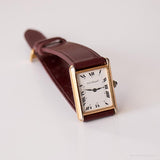 Vintage Emile Pequignet Mechanical Uhr | Rechteckig Uhr für Sie