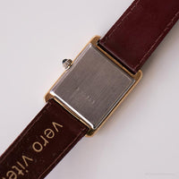 Vintage Emile Pequignet mécanique montre | Rectangulaire montre pour elle