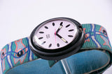 1989 POP Swatch Animalo PWBB143 Watch | الاتصال الهاتفي الوردي Swatch ساعة البوب