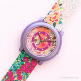 عتيقة الورود الملونة للسيدات الحياة من ADEC ساعة | ساعة كوارتز اليابان الزهرية