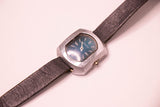 Case Urech 17 Jewels و Blue Dial Swiss Watch for Parts & Repair - لا تعمل