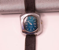 Case Urech 17 Jewels و Blue Dial Swiss Watch for Parts & Repair - لا تعمل