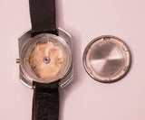 Case Urech 17 bijoux et cadran bleu suisse montre pour les pièces et la réparation - ne fonctionne pas