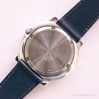 Vida de tono plateado vintage de Adec reloj | Elegante cuarzo de Japón reloj por Citizen