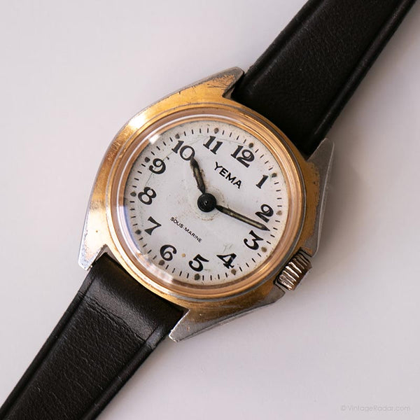 Vintage Yema Mechanical Watch | 80s French Collectible Watch
