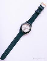 Vida de tono plateado vintage de Adec reloj | Elegante cuarzo de Japón reloj por Citizen
