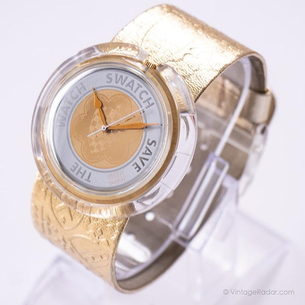1991 Swatch POP PWK169 GUINEVERE reloj | Estallido Swatch Rey Arturo reloj