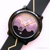 Vintage casual negro adec reloj | Citizen Cuarzo de Japón reloj