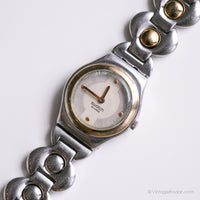 1999 Swatch YSS111G tournoie montre | Vintage bicolore Swatch Lady