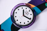 1987 Swatch POP PWBB101 Jet Black Uhr | Seltener Pop Swatch 80er Jahre