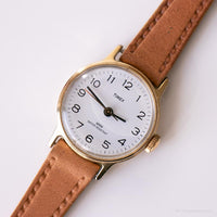 Vintage Gold-tone Timex Mechanical Watch | Office Wristwatch for Her