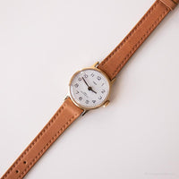Vintage Gold-Ton Timex Mechanisch Uhr | Büro -Armbanduhr für sie