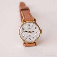 Vintage Gold-tone Timex Mechanical Watch | Office Wristwatch for Her