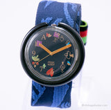 1992 Pop Swatch Alice PWK165 montre | Alice au pays des merveilles pop Swatch