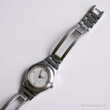 2002 Swatch YSS140G Crystalline Watch | نغمة الفضة خمر Swatch