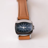 Vintage Tiny Osco Mechanical reloj | Dial azul reloj para damas