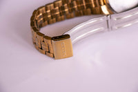 Placcato oro Seiko 7T32-6a00 allarme chronograph Guarda Vintage
