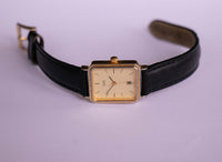6010-G16237 KY Citizen Date de quartz montre Cadran rectangulaire vintage
