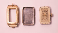 Art Deco Antique Elgin EE.UU reloj Para piezas y reparación, no funciona