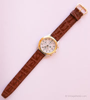 Dos tonos adec por Citizen chronograph reloj | Lujo vintage reloj