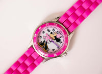 Rose vintage Minnie Mouse montre par accutime | Ancien Disney montre