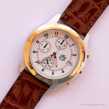 Two-tone ADEC by Citizen Chronograph Watch | Vintage Luxury Watch