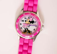 Rose vintage Minnie Mouse montre par accutime | Ancien Disney montre