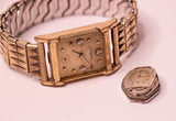 10k Gold gefüllt wittnauer mechanische Uhren für Teile & Reparatur - nicht funktionieren