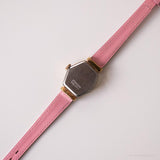 Vintage 17 Juwelen mechanisch Uhr durch Aktion | Damen rosa Riemen Uhr