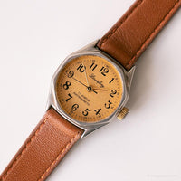 Mécanique Louisfrey vintage montre | Minuscule argenté montre pour femme