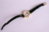 Gold-Tone Piranha Moon Phase Ladies Quartz reloj Antiguo