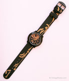 Black & Brown Adec di Citizen Guarda | Elegante orologio in quarzo Giappone degli anni '90