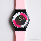 RARE Vintage 1985 Swatch LB109 NEO QUAD Watch | Pink Swatch Lady