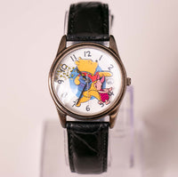 نادر Winnie the Pooh & piglet Disney مشاهدة | 90s خمر Timex راقب