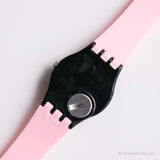 Raro vintage 1985 Swatch LB109 Neo Quad reloj | Rosado Swatch Lady