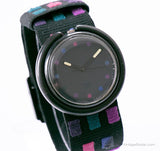 1992 swatch POP PWB172 Schecks Uhr | Sehr seltener Pop swatch Uhr