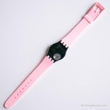 نادر خمر 1985 Swatch LB109 NEO Quad Watch | لون القرنفل Swatch Lady