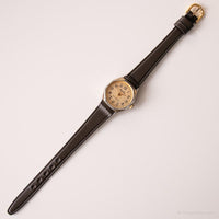 Vintage Louisfrey Mechanical reloj | Tono plateado retro reloj para ella