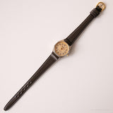 Vintage Louisfrey Mechanical reloj | Tono plateado retro reloj para ella