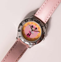 Pequeño tono plateado Minnie Mouse reloj | Década de 1990 Disney Minnie Mouse Relojes